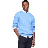 Suéter Masculino Tommy Hilfiger De Algodão Com Gola Redonda