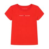 Camiseta Tommy Hilfiger Feminina De Manga Curta De Algodão De 12 A 14 Anos