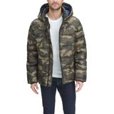 Jaqueta Masculina Tommy Hilfiger Clássica Com Capuz New Camo