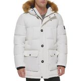 Jaqueta Tommy Hilfiger Arctic Cloth Acolchoada Com Snorkel Branca Masculina