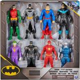 Kit Batman Com 8 Figuras De Acao 15cm Sunny