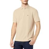 Camisa Polo Tommy Hilfiger De Manga Curta De Algodão Pique Masculina