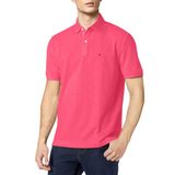 Camisa Polo Tommy Hilfiger De Manga Curta De Algodão Pique Masculina
