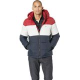Jaqueta Masculina Tommy Hilfiger Com Capuz, Acolchoada, Vermelha, Gg