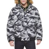 Jaqueta Masculina Tommy Hilfiger Em Tecido Ártico Acolchoado Com Snorkel