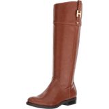Bota Feminina Tommy Hilfiger Shyenne De Couro E Conhaque 7,5 Eua