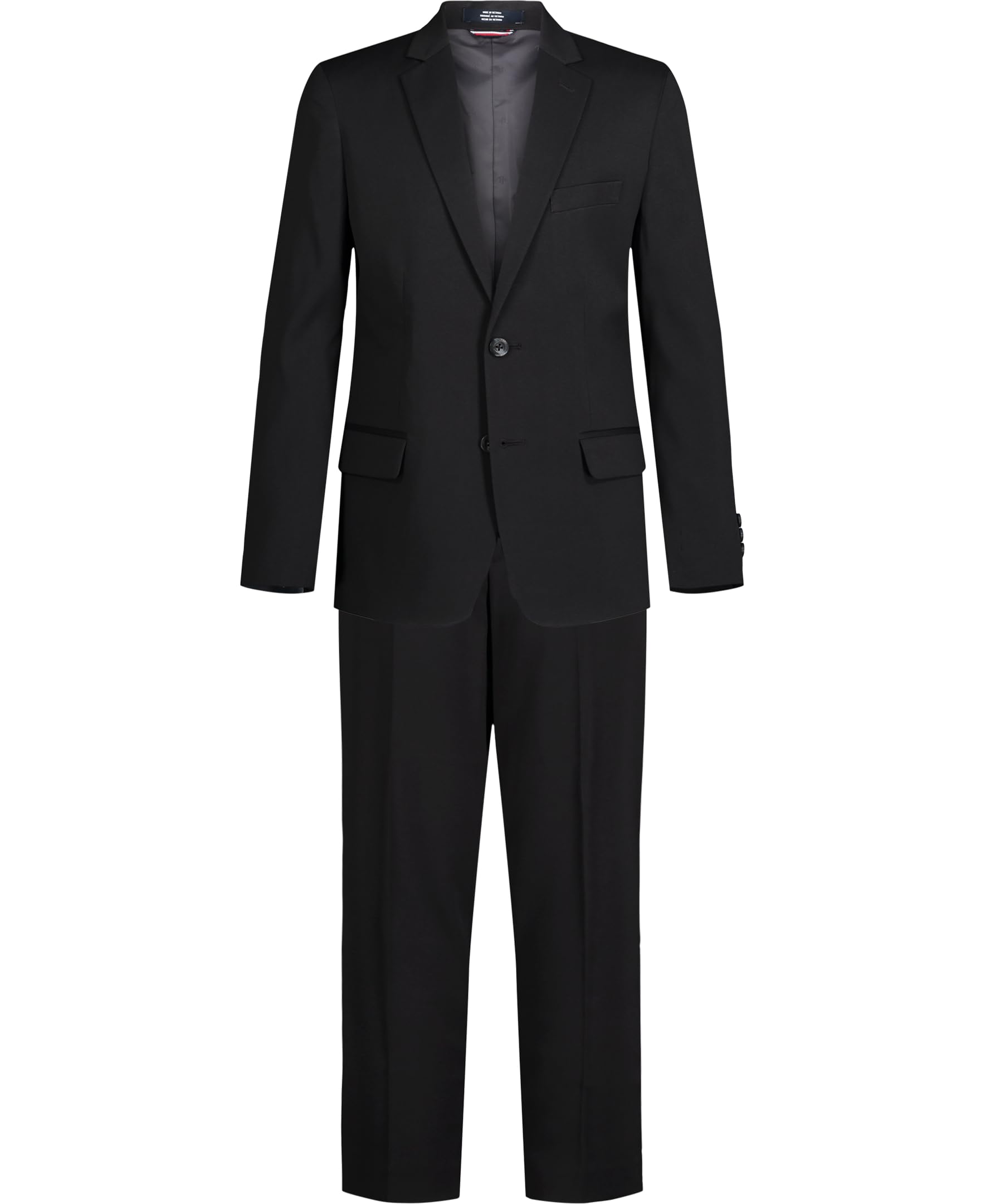 Conjunto De Ternos Formais Tommy Hilfiger Boys Black Size 18 Husky