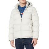 Jaqueta Masculina Tommy Hilfiger Com Capuz E Penugem Alternativa