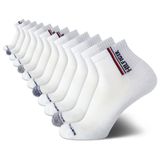 Almofada De Desempenho Tommy Hilfiger Quarter Socks, Pacote Com 12 Unidades Masculinas