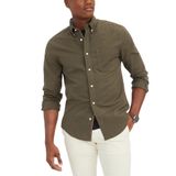 Camisa Tommy Hilfiger Masculina De Manga Comprida Oxford Army Green