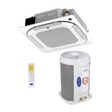 Ar Condicionado Split Cassete Inverter R-32 Carrier Connect 28000 BTUs Frio 220V Monofásico 40KVQD28C5
