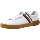 Tênis Tommy Hilfiger Ramus Para Homens Branco/goma Tamanho 10us
