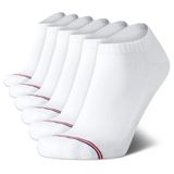 Meias Esportivas Tommy Hilfiger, Corte Baixo, Masculinas, 7-12, Brancas