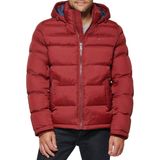 Jaqueta Tommy Hilfiger Masculina Com Capuz New Matte Red