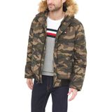 Jaqueta Masculina Tommy Hilfiger Em Tecido Ártico Acolchoado Com Snorkel
