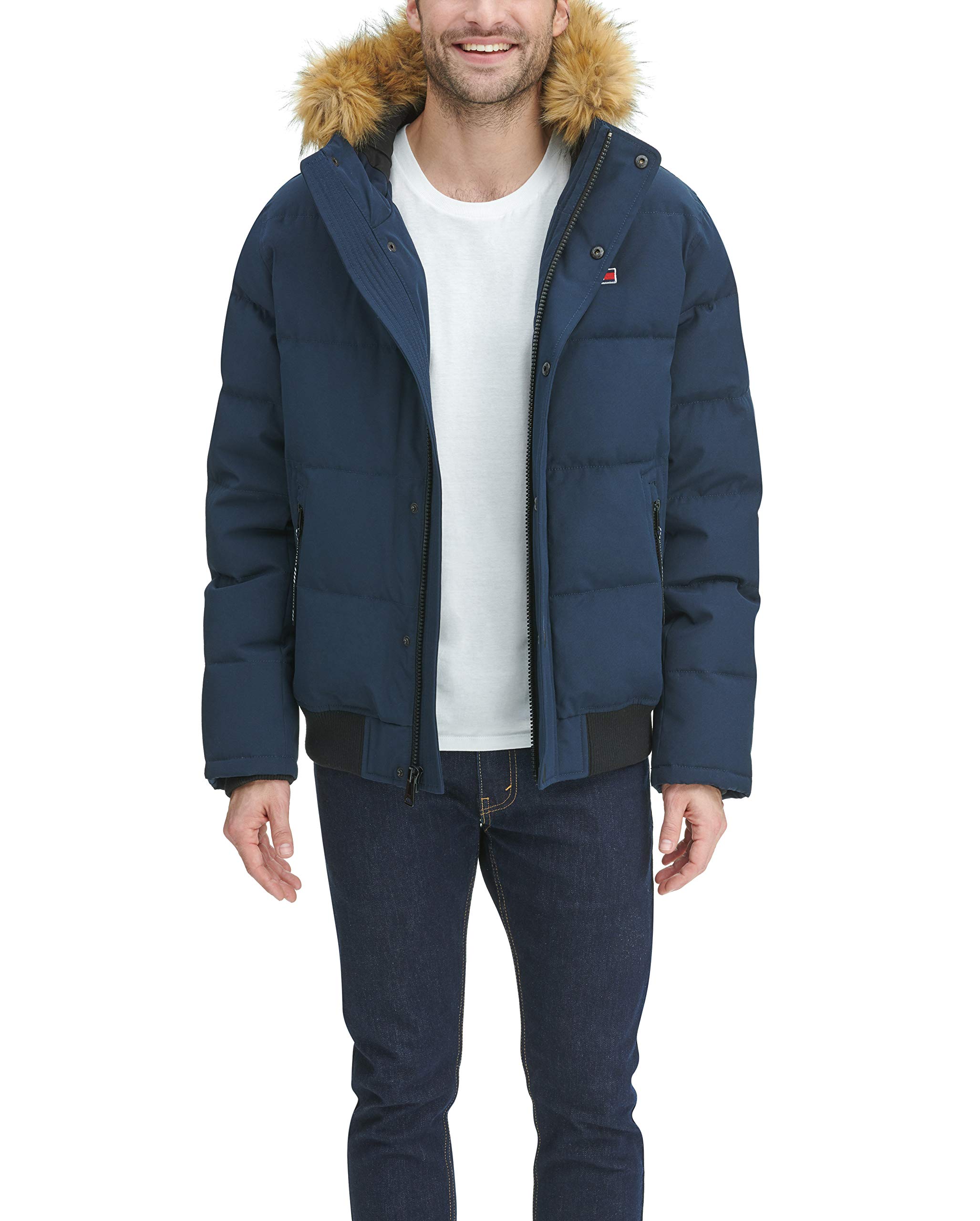 Jaqueta Tommy Hilfiger Arctic Cloth Acolchoada Snorkel Bomber