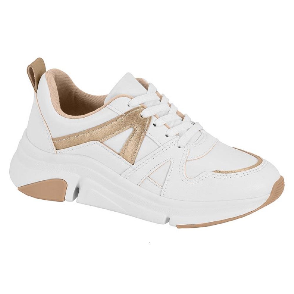 Tenis Modare Ref 7401.102.29627 Branco/dourado 037