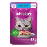 Ração Para Gato Whiskas Adulto Sachê Atum 85g - Embalagem Com 20 Unidades