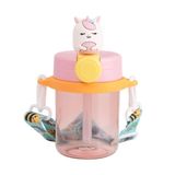 Garrafa Plastica Com Alca Unicornio