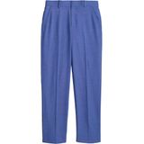 Calças Tommy Hilfiger Para Meninos, Pernas Retas, Ajustadas Em Azul, Tamanho 10