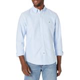 Camisa Masculina Tommy Hilfiger Oxford Custom Fit Azul 2x Grande