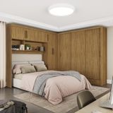 Guarda-roupa Casal Modulado 5 Portas Santiago 3 Portas 5 Gavetas Cinamomo
