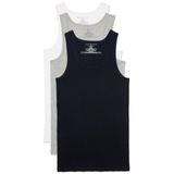 Camiseta Regata Tommy Hilfiger De Algodão Clássica Para Homens, Pacote Com 3