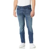 Jeans Tommy Hilfiger The Straight Fit Medium Wash Para Homens
