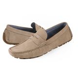 Sapatos Tommy Hilfiger Amile Driver Masculinos Taupe Tamanho 13