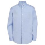 Camisa Tommy Hilfiger Boys Oxford De Manga Comprida Azul Tamanho 12