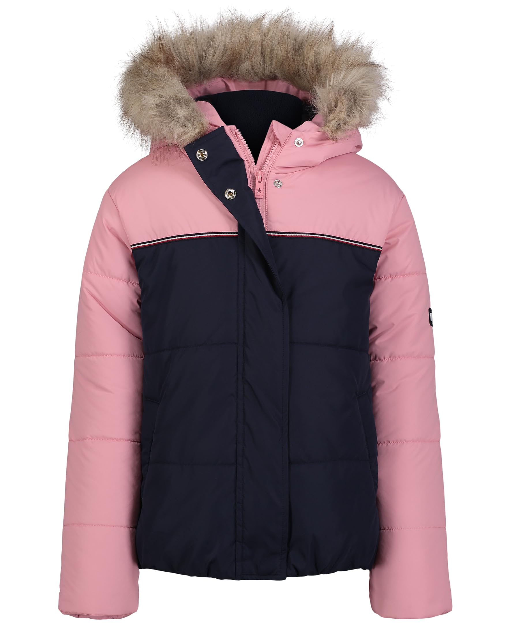 Jaqueta Acolchoada Tommy Hilfiger Girls Navy Expedition Tamanho