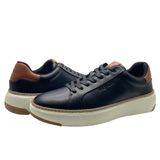 Tênis Tommy Hilfiger Hines Masculino Preto/conhaque 001, Tamanho 11,5 Eua