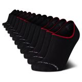 Meias Tommy Hilfiger Athletic No Show Cushion Masculinas 7-12 Pretas