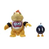 Boneco De Ação World Of Nintendo Super Mario Bowser Jr 10cm