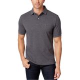 Camisa Polo Tommy Hilfiger De Algodão De Manga Curta Grande E Alta