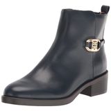 Bota Feminina Tommy Hilfiger Imiera Azul Marinho Tamanho 6,5