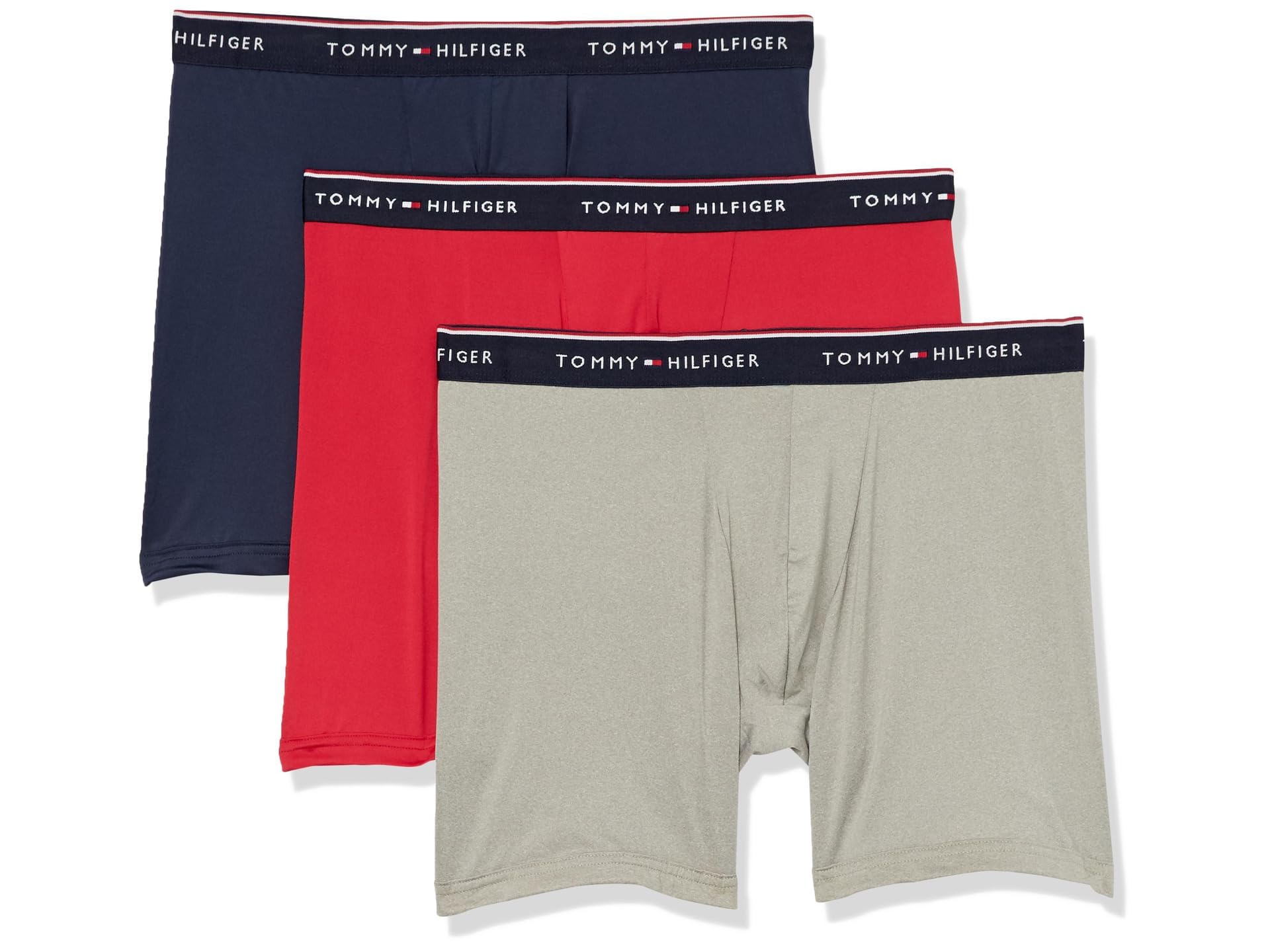 Cuecas Boxer Tommy Hilfiger Micro Classic Para Homens, Pacote Com 3