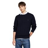 Suéter Masculino Tommy Hilfiger De Algodão Com Gola Redonda