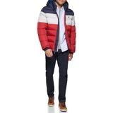 Jaqueta Masculina Tommy Hilfiger Com Capuz Midnight/ice/red