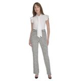 Calça Tommy Hilfiger Bootcut Sutton Feminina Preta/pérola Sz 14
