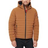 Jaqueta Tommy Hilfiger Stretch Poly Com Capuz, Embalável, Masculina, Gg