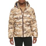 Jaqueta Acolchoada Tommy Hilfiger Masculina Cáqui Camo Nylon M