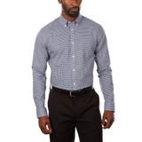 Camisa Social Tommy Hilfiger Slim Fit Non Iron Gingham Navy
