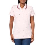 Camiseta Polo Feminina Tommy Hilfiger Rosa Balerina Multi Xs