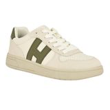Tênis Tommy Hilfiger Veniz Feminino Chique Creme/cinza Tamanho 5