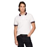 Camisa Polo Tommy Hilfiger, Gola Dupla, Masculina, Branca