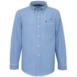 Camisa Tommy Hilfiger De Manga Comprida Com Gola Tecida E Bolso No Peito