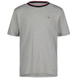 Camiseta Tommy Hilfiger Masculina De Manga Curta Cinza Heather 16-18