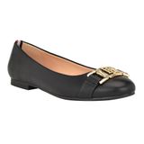 Sapatos Femininos Tommy Hilfiger Gallyne Ballet Flat Pretos 8,5 Eua