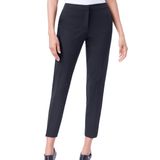 Calças Sociais Tommy Hilfiger De Pernas Retas Femininas Midnight 10